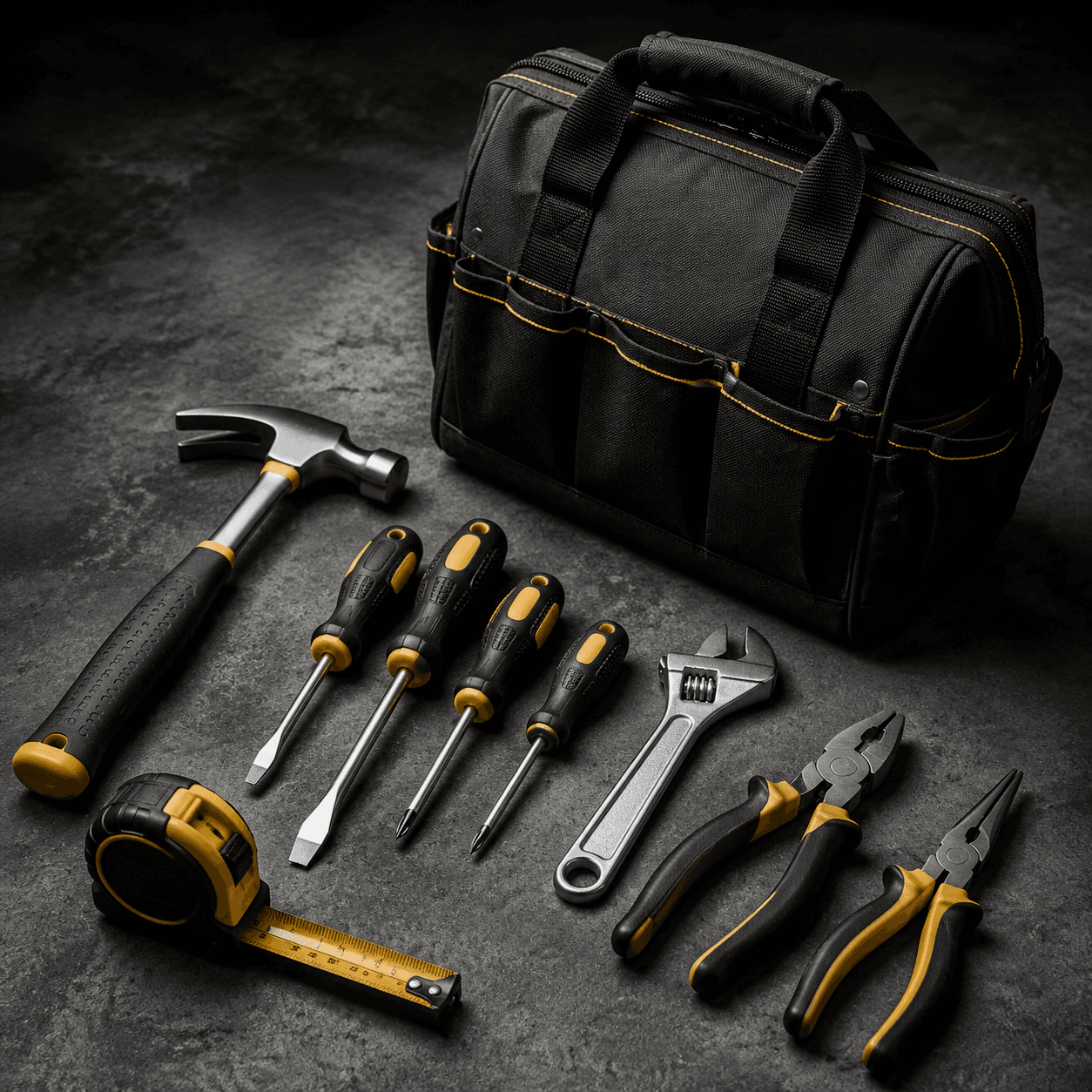 Leenpro multi-tool kit, exploded layout