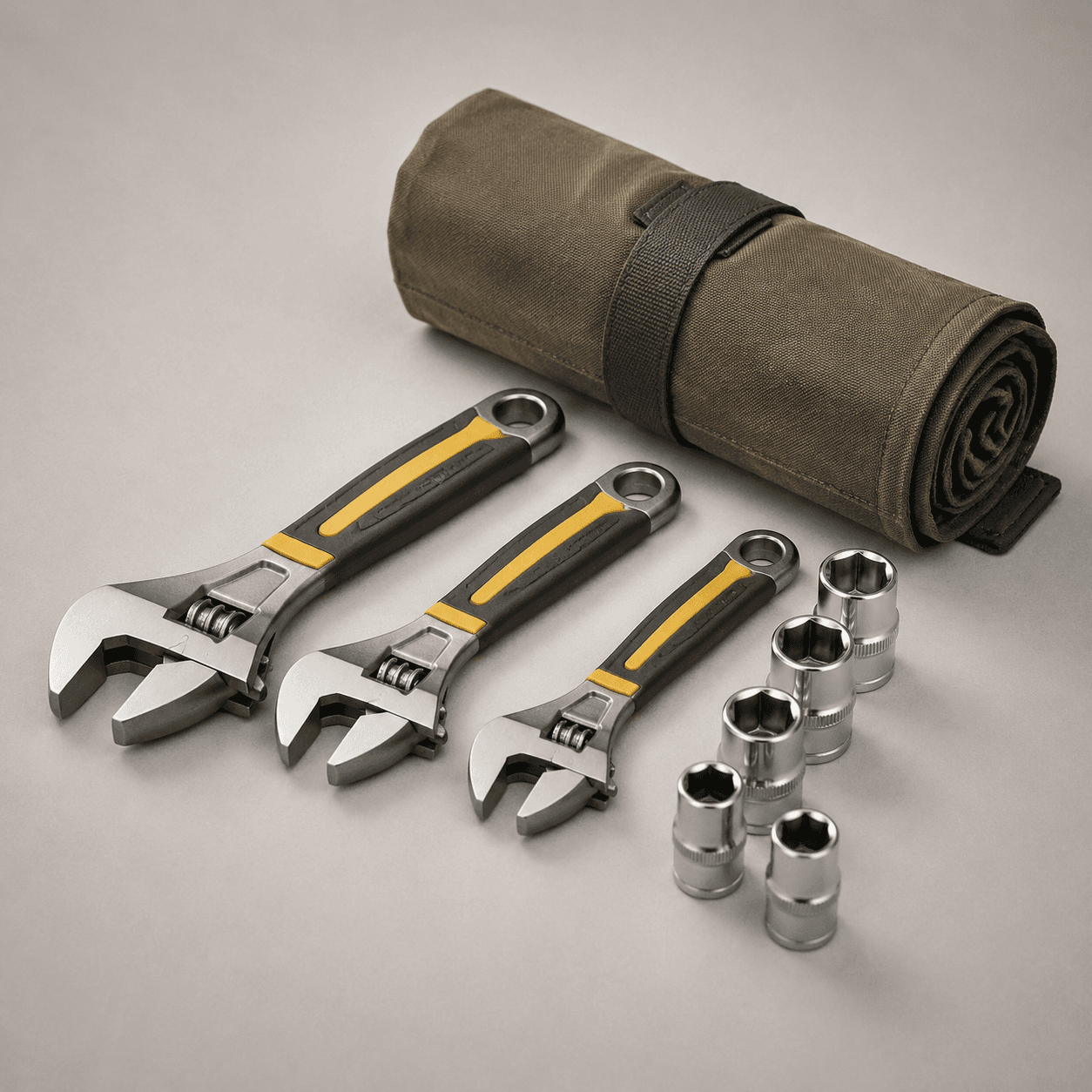 Adjustable Wrench Combo